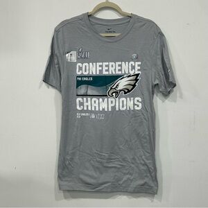 2022 Nike Mens Philadelphia Eagles Trophy Collection Conference Champions Tee S